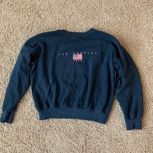 NAVY BLUE LOS ANGELES 1984 CREWNECK